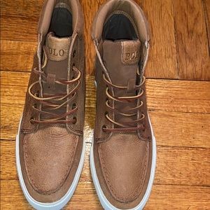 Polo Ralph Lauren Tedd Leather Tan Upper 7